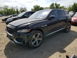 Salvage cars for sale at Baltimore, MD auction: 2017 Jaguar F-PACE S