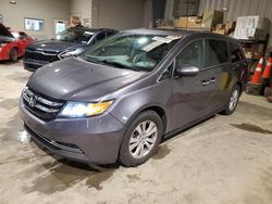Salvage cars for sale from Copart West Mifflin, PA: 2015 Honda Odyssey EXL