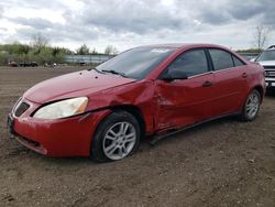 Pontiac salvage cars for sale: 2006 Pontiac G6 SE1