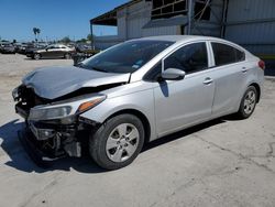 Salvage cars for sale from Copart Corpus Christi, TX: 2017 KIA Forte LX