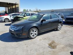 Salvage cars for sale at Kansas City, KS auction: 2012 Ford Fusion SE
