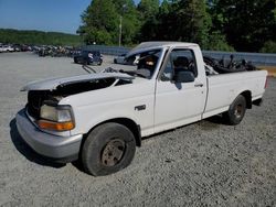 Salvage cars for sale at Concord, NC auction: 1995 Ford F150
