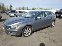 Salvage cars for sale at Portland, OR auction: 2017 Volvo V60 T5 Premier