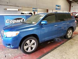Salvage cars for sale from Copart Angola, NY: 2008 Toyota Highlander Limited