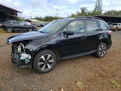 Subaru salvage cars for sale: 2018 Subaru Forester 2.5I