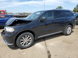 Vehiculos salvage en venta de Copart Woodhaven, MI: 2015 Dodge Durango SXT