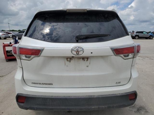 2015 Toyota Highlander LE