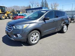 Salvage cars for sale at Ham Lake, MN auction: 2017 Ford Escape SE