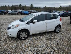 Salvage cars for sale from Copart Candia, NH: 2015 Nissan Versa Note S