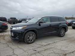 Salvage cars for sale at Indianapolis, IN auction: 2017 Toyota Highlander SE