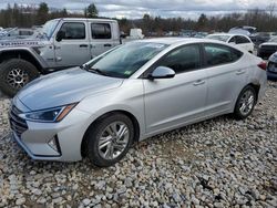 Salvage cars for sale from Copart Candia, NH: 2019 Hyundai Elantra SEL