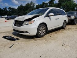 Salvage cars for sale from Copart Ocala, FL: 2015 Honda Odyssey EXL