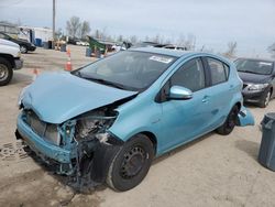 Salvage cars for sale at Pekin, IL auction: 2012 Toyota Prius C
