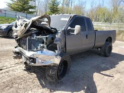 Salvage trucks for sale at Davison, MI auction: 2002 Ford F250 Super Duty