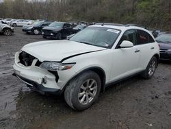 Infiniti Vehiculos salvage en venta: 2007 Infiniti FX35