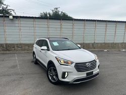 Vehiculos salvage en venta de Copart Grand Prairie, TX: 2018 Hyundai Santa FE SE Ultimate