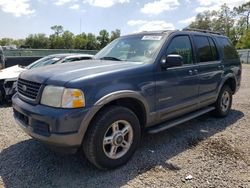 Salvage SUVs for sale at auction: 2002 Ford Explorer XLT