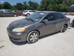 Salvage cars for sale from Copart Ocala, FL: 2005 Toyota Corolla CE