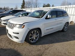 Jeep Grand Cherokee salvage cars for sale: 2021 Jeep Grand Cherokee Summit