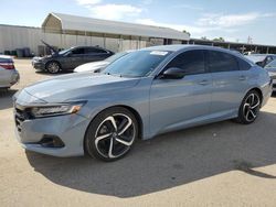 Salvage cars for sale from Copart Fresno, CA: 2022 Honda Accord Sport