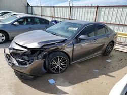 Salvage cars for sale at Haslet, TX auction: 2023 Toyota Camry SE Night Shade