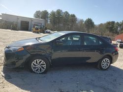 Salvage cars for sale from Copart Mendon, MA: 2017 Toyota Corolla L