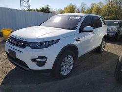 Salvage cars for sale at Windsor, NJ auction: 2017 Land Rover Discovery Sport SE