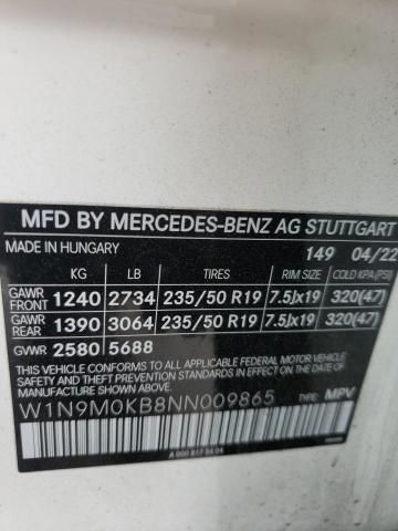 2022 Mercedes-Benz EQB 300 4matic
