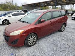 Salvage cars for sale at Cartersville, GA auction: 2012 Mazda 5