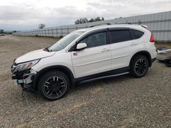 Salvage cars for sale from Copart Anderson, CA: 2016 Honda CR-V EXL