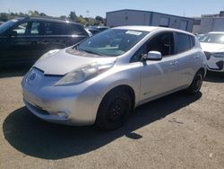 Salvage cars for sale at Vallejo, CA auction: 2013 Nissan Leaf S