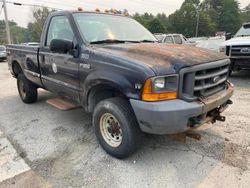 Salvage trucks for sale at West Warren, MA auction: 1999 Ford F350 SRW Super Duty