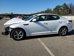 Salvage cars for sale from Copart Brookhaven, NY: 2015 KIA Optima LX