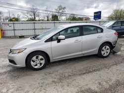 Salvage cars for sale from Copart Walton, KY: 2015 Honda Civic LX