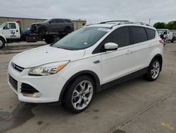 Salvage cars for sale from Copart Wilmer, TX: 2014 Ford Escape Titanium