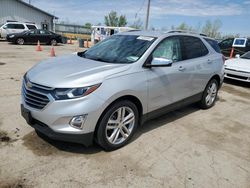 Chevrolet Equinox Premier salvage cars for sale: 2019 Chevrolet Equinox Premier