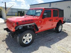 Salvage cars for sale at Arcadia, FL auction: 2020 Jeep Wrangler Unlimited Sport