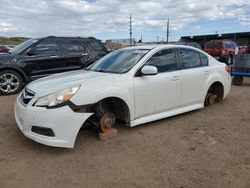 Salvage cars for sale at Colorado Springs, CO auction: 2011 Subaru Legacy 2.5I Limited