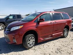 Toyota salvage cars for sale: 2020 Toyota Sienna XLE