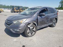 Vehiculos salvage en venta de Copart Dunn, NC: 2015 Honda CR-V Touring