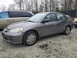 Salvage cars for sale from Copart Waldorf, MD: 2004 Honda Civic LX