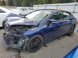 Salvage cars for sale from Copart Arlington, WA: 2016 Ford Focus SE