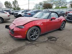 Salvage cars for sale from Copart Moraine, OH: 2017 Mazda MX-5 Miata Grand Touring