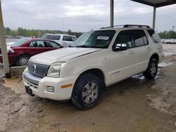 Mercury Mountainer salvage cars for sale: 2008 Mercury Mountaineer Premier