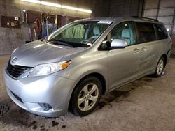 Toyota Sienna LE salvage cars for sale: 2011 Toyota Sienna LE