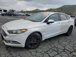 Salvage cars for sale from Copart Colton, CA: 2018 Ford Fusion SE
