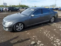 Salvage cars for sale at Woodhaven, MI auction: 2007 Mercedes-Benz S 550