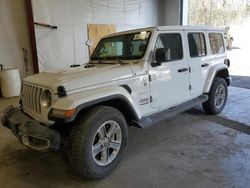 Jeep Wrangler Unlimited Sahara salvage cars for sale: 2021 Jeep Wrangler Unlimited Sahara