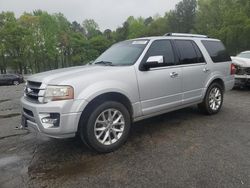 Ford Expedition salvage cars for sale: 2017 Ford Expedition Limited