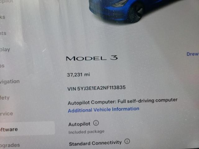 2022 Tesla Model 3